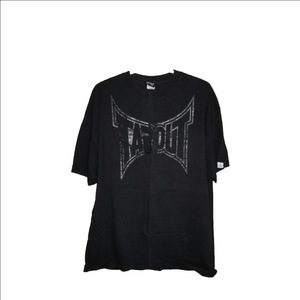 TapOut Classic Black Red Devil Back Graphic Vintage TShirt Label Reads Size XL
